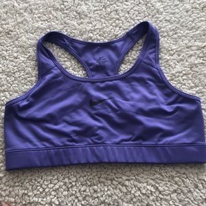 Women’s Nike Dri-Fit sports bra. Size large.